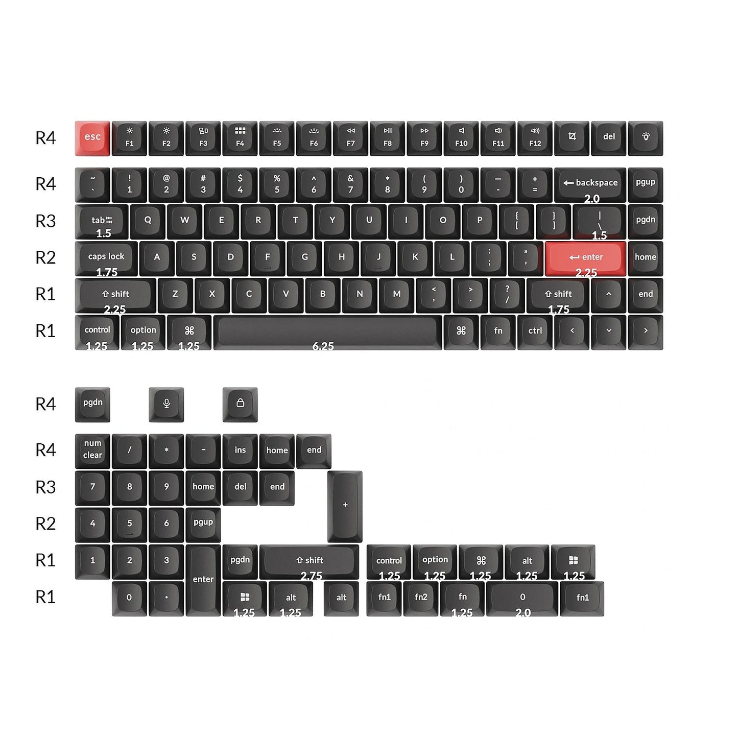 Keychron OSA Double Shot PBT Keycaps